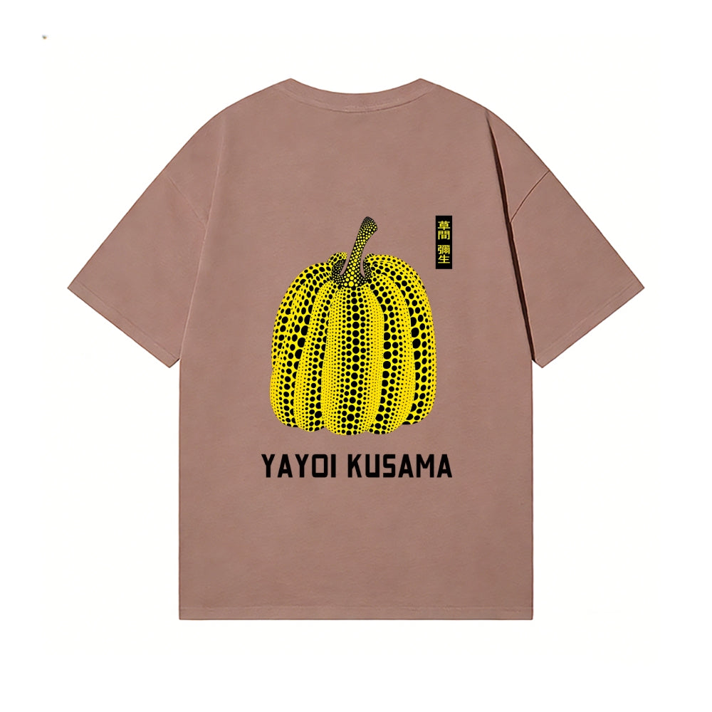 Yayoi Kusama Pumpkin Back Art Cotton Tee