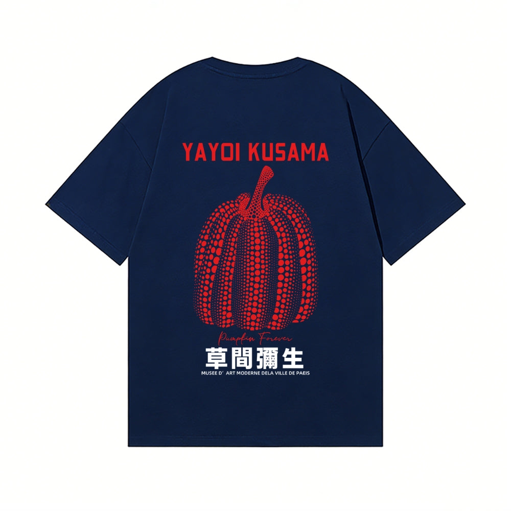 Yayoi Kusama Pumpkin Back Art Cotton Tee