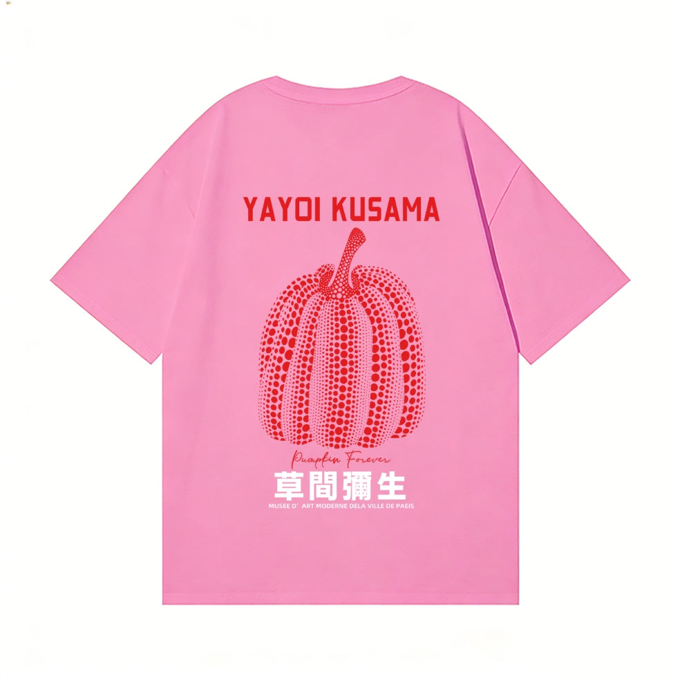 Yayoi Kusama Pumpkin Back Art Cotton Tee