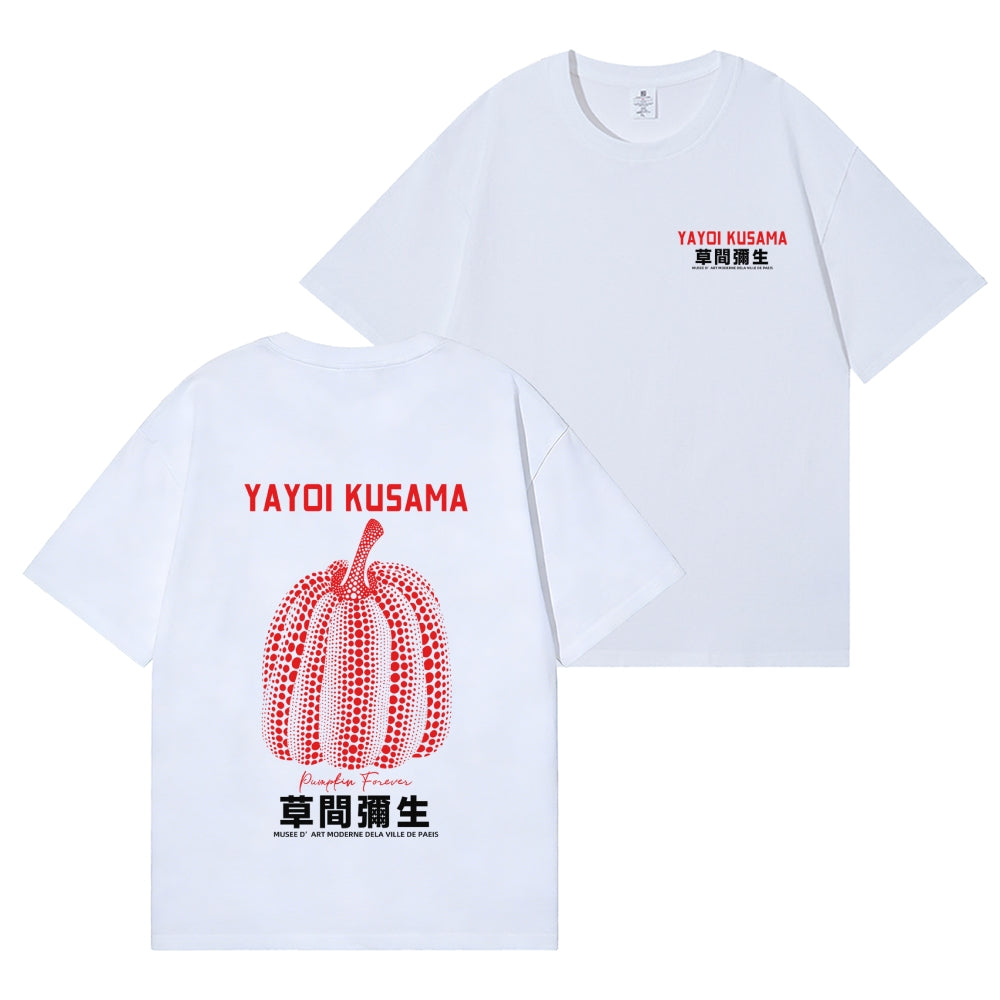 Yayoi Kusama Pumpkin Back Art Cotton Tee