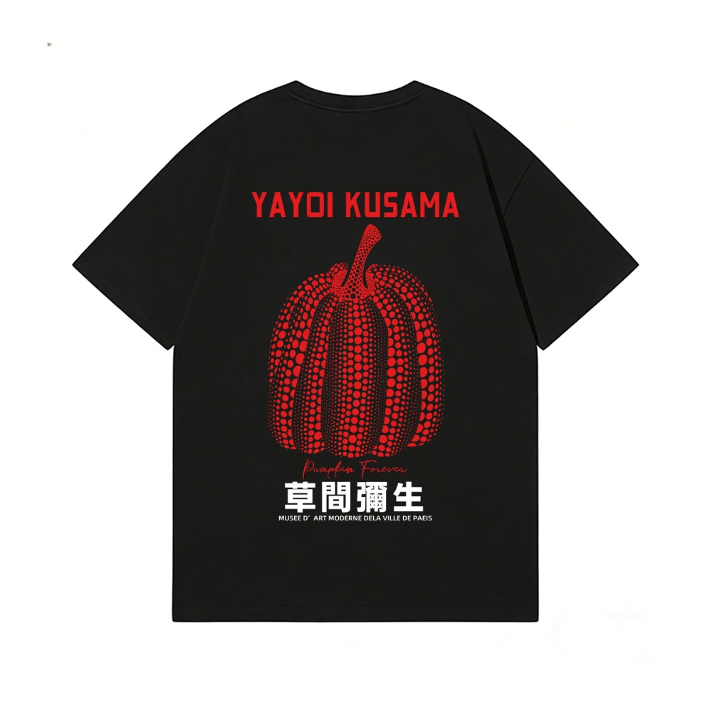 Yayoi Kusama Pumpkin Back Art Cotton Tee