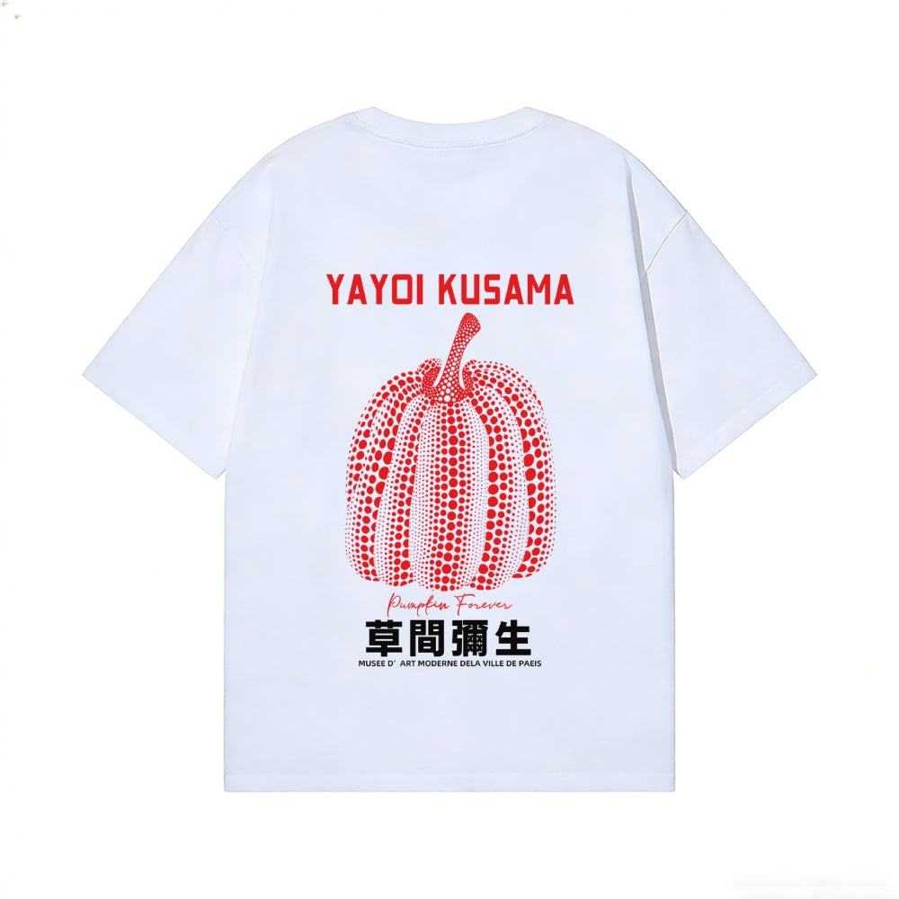 Yayoi Kusama Pumpkin Back Art Cotton Tee