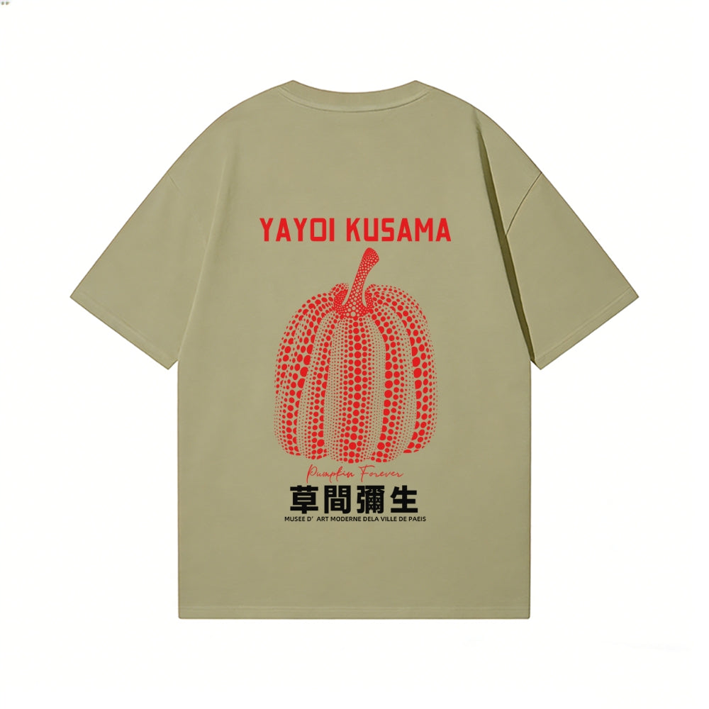 Yayoi Kusama Pumpkin Back Art Cotton Tee