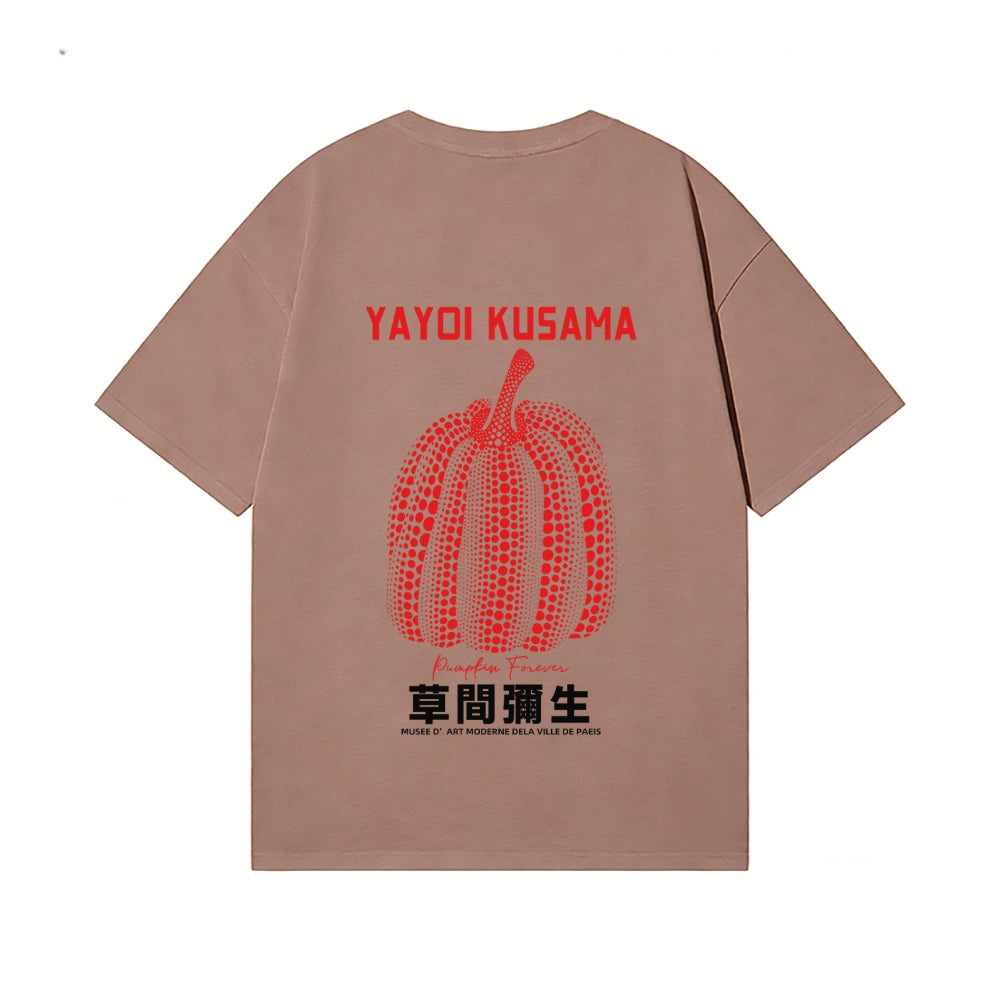 Yayoi Kusama Pumpkin Back Art Cotton Tee