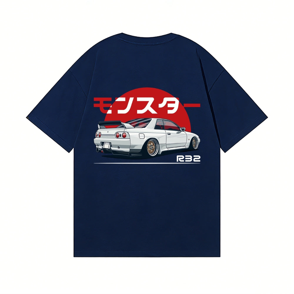 GTR R32 Back Art Cotton Tee
