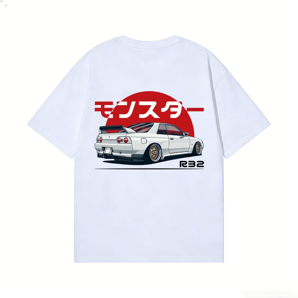 GTR R32 Back Art Cotton Tee