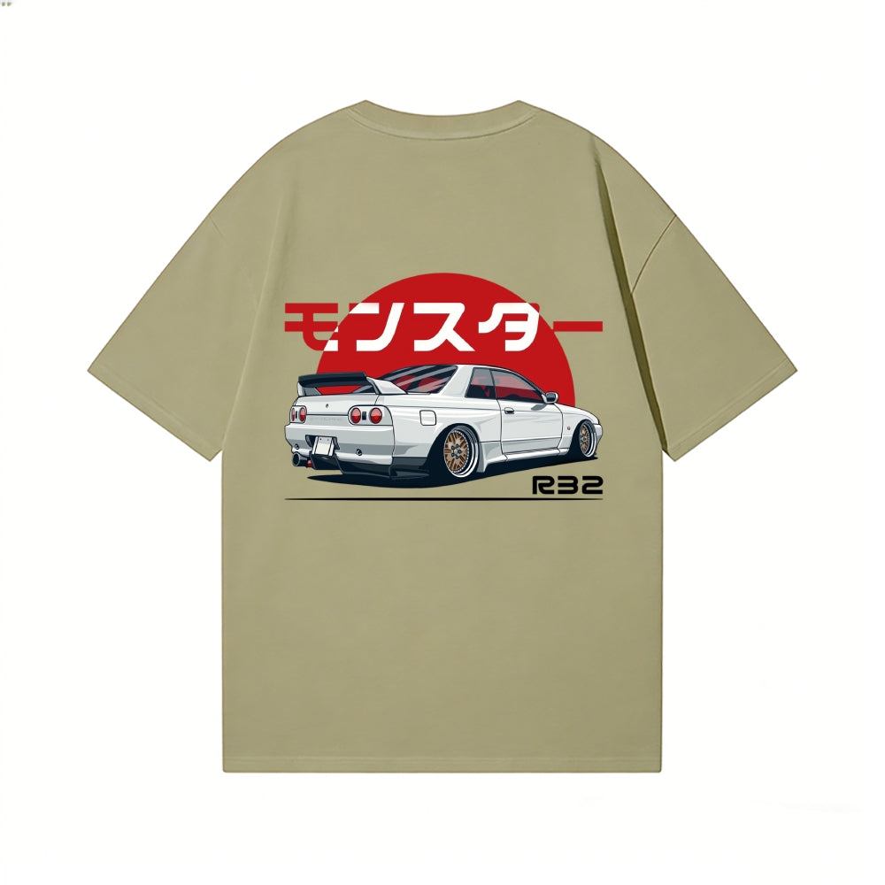 GTR R32 Back Art Cotton Tee
