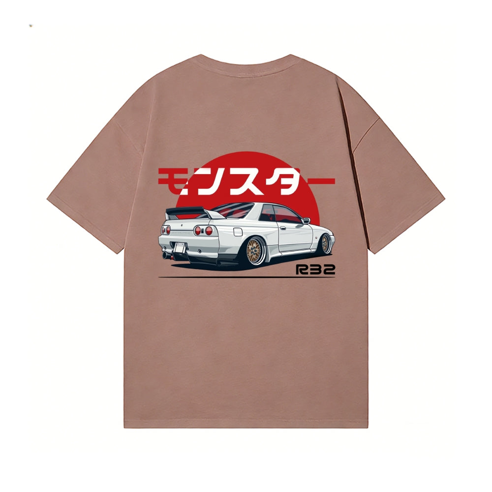 GTR R32 Back Art Cotton Tee