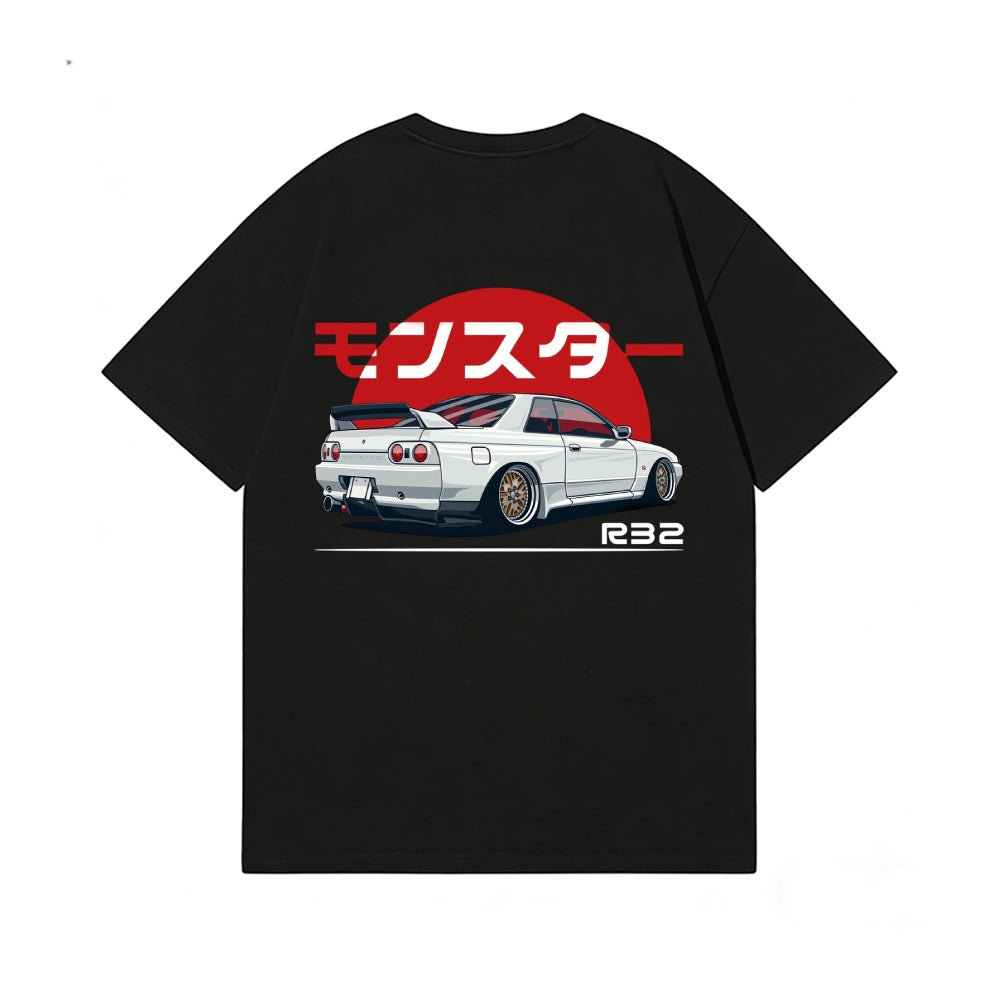 GTR R32 Back Art Cotton Tee