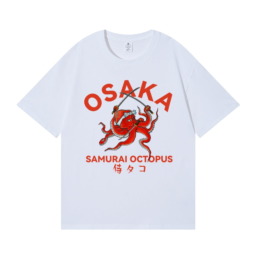 Samurai Octopus Japanese Style Classic Tee