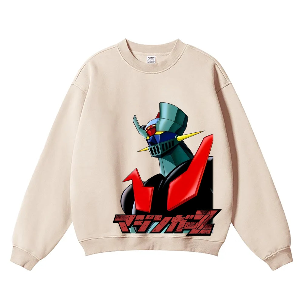 Mazinger Z Vintage Cotton Blend Sweatshirt