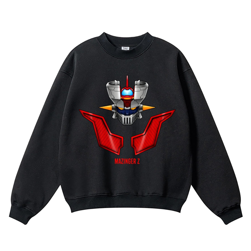 Mazinger Z Vintage Cotton Blend Sweatshirt