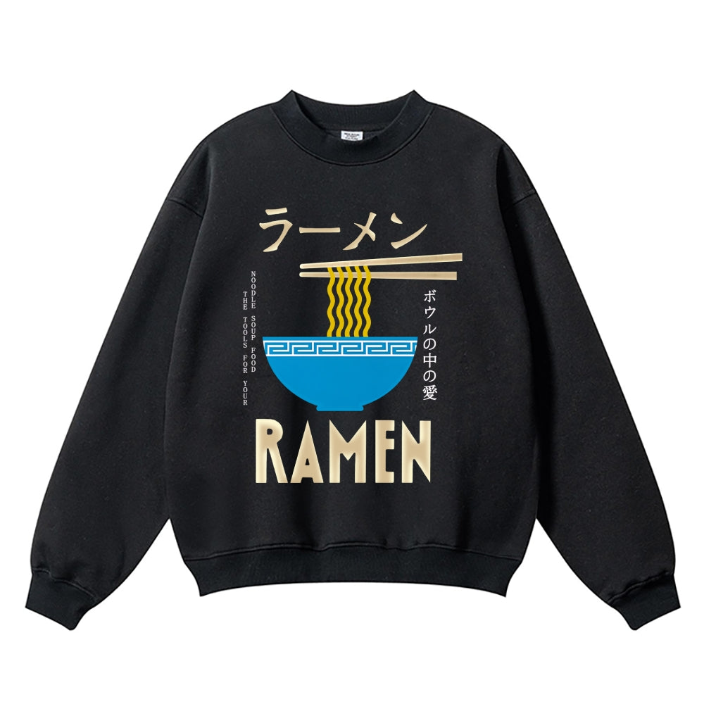 Ramen Vintage Cotton Blend Sweatshirt