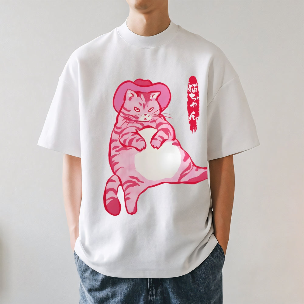 Cowboy cat Japanese Style Classic Tee
