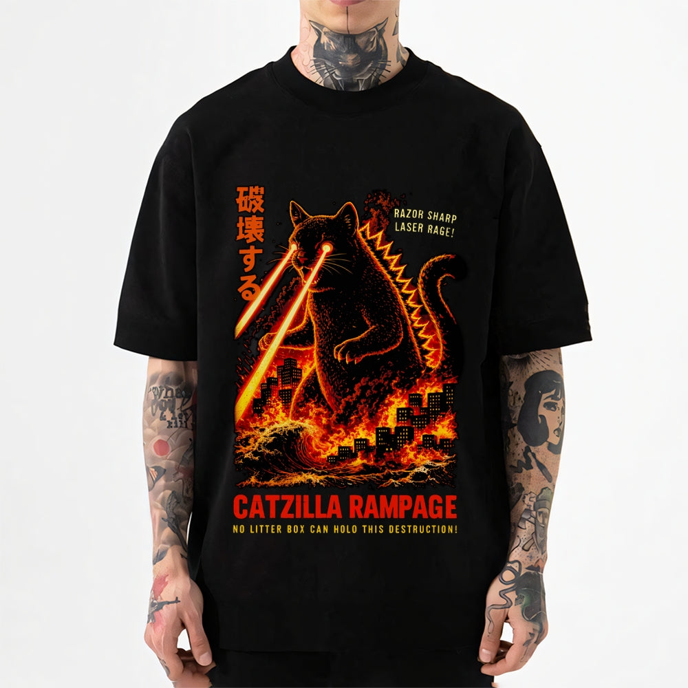 Kaiju Cat Japanese Style Classic Tee