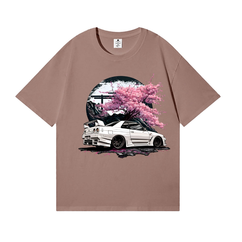 Skyline Sakura Racing Car Japanese Style Classic Tee