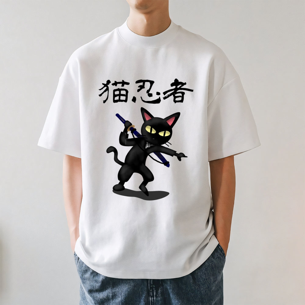 Cat Ninja Japanese Style Classic Tee
