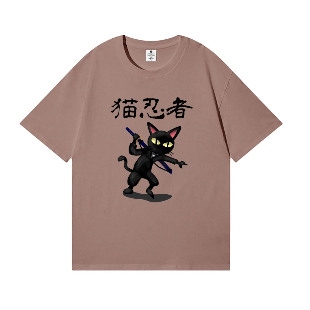 Cat Ninja Japanese Style Classic Tee