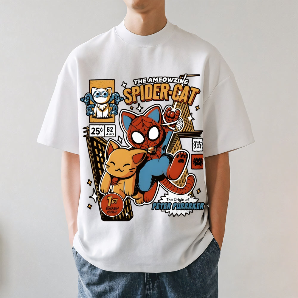 Spider Cat Japanese Style Classic Tee
