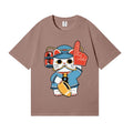 Lucky Cat Fan Football Japanese Style Classic Tee
