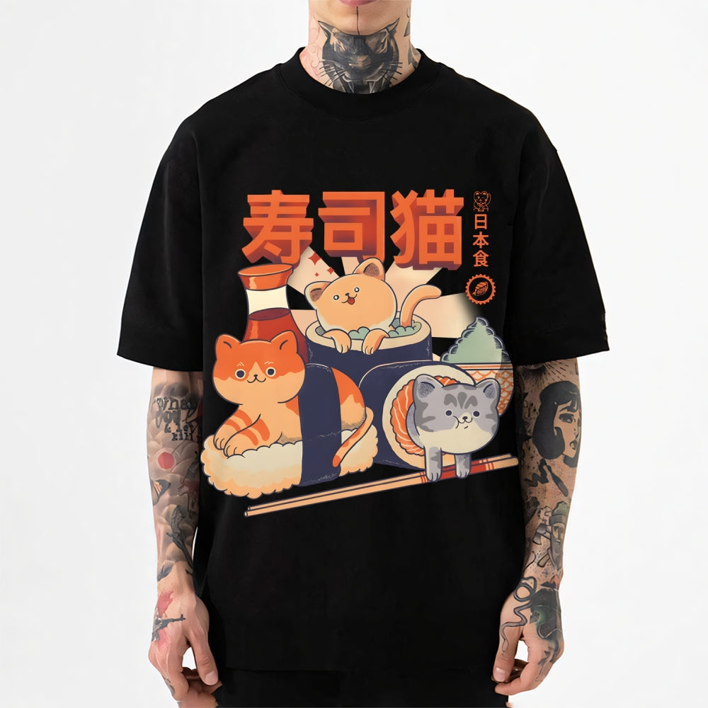 Sushi Cats Japanese Style Classic Tee