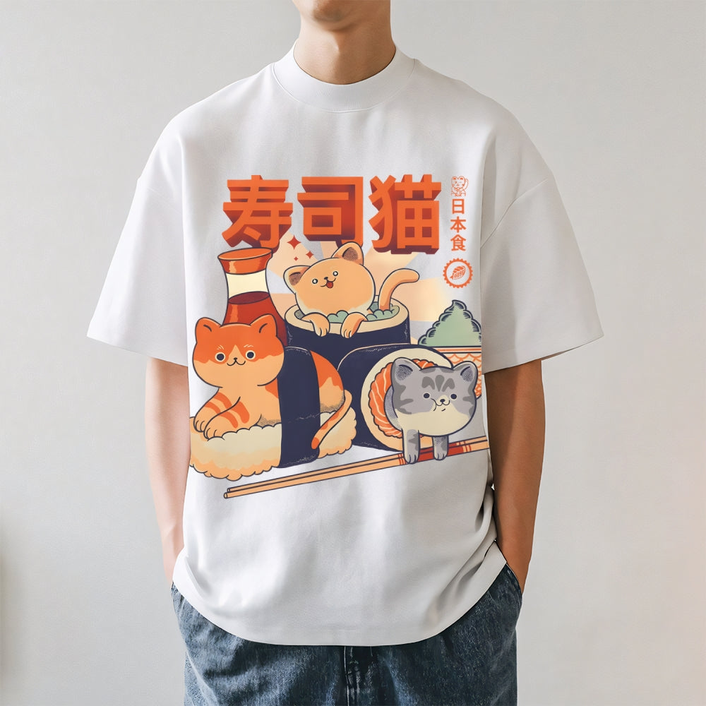 Sushi Cats Japanese Style Classic Tee