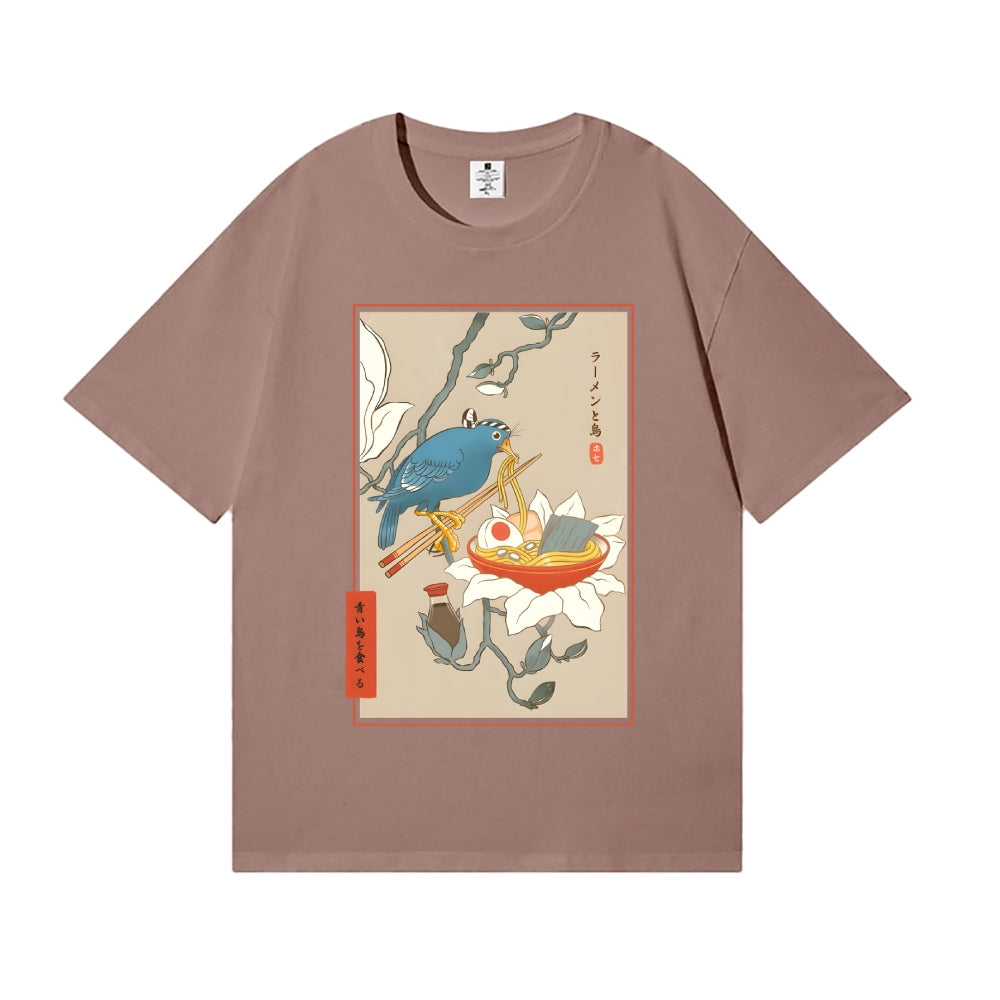 Bird and Ramen Japanese Style Classic Tee