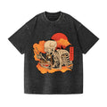 Yokai Ramen Vintage Wash Japanese Design T-Shirt
