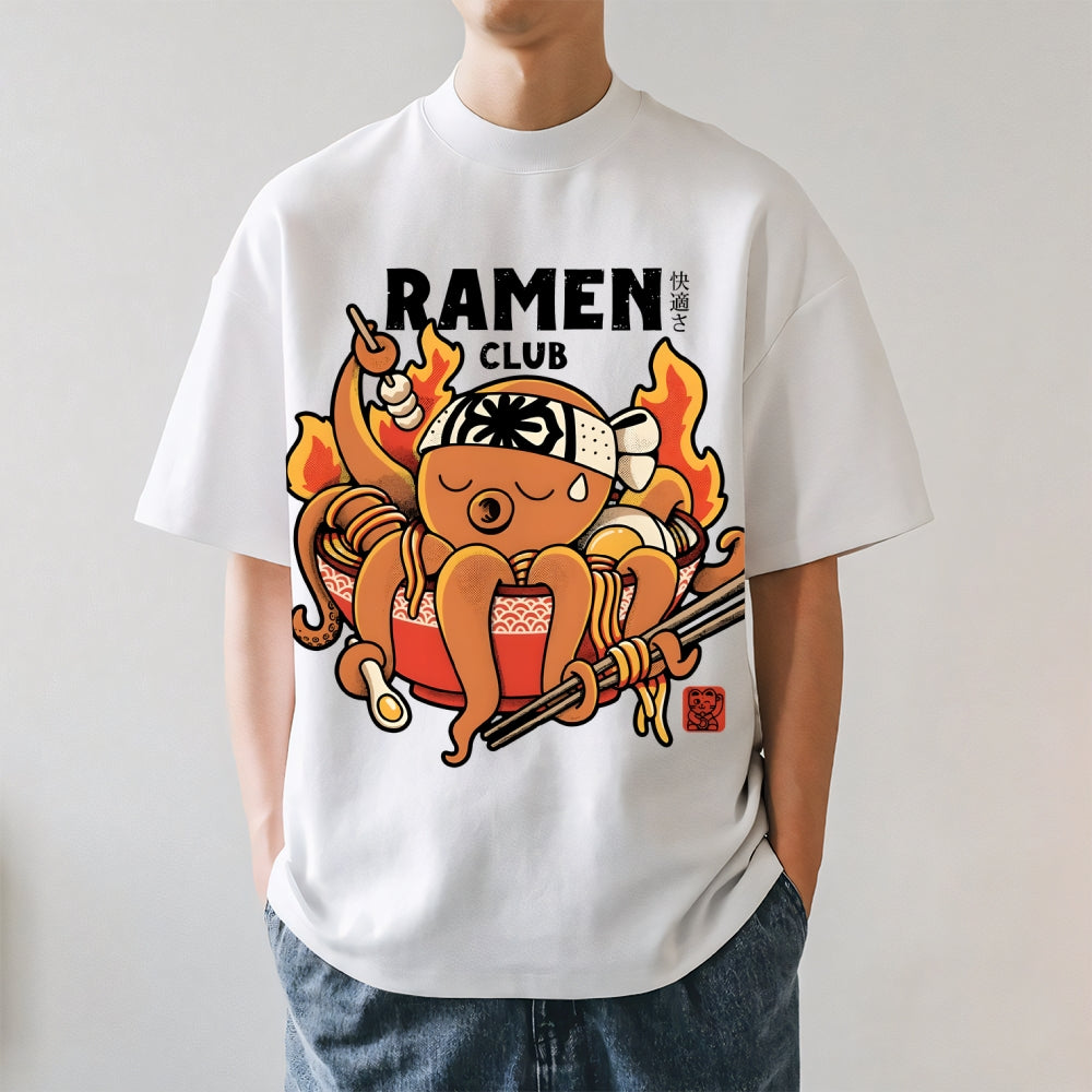 Ramen Octopus Japanese Style Classic Tee