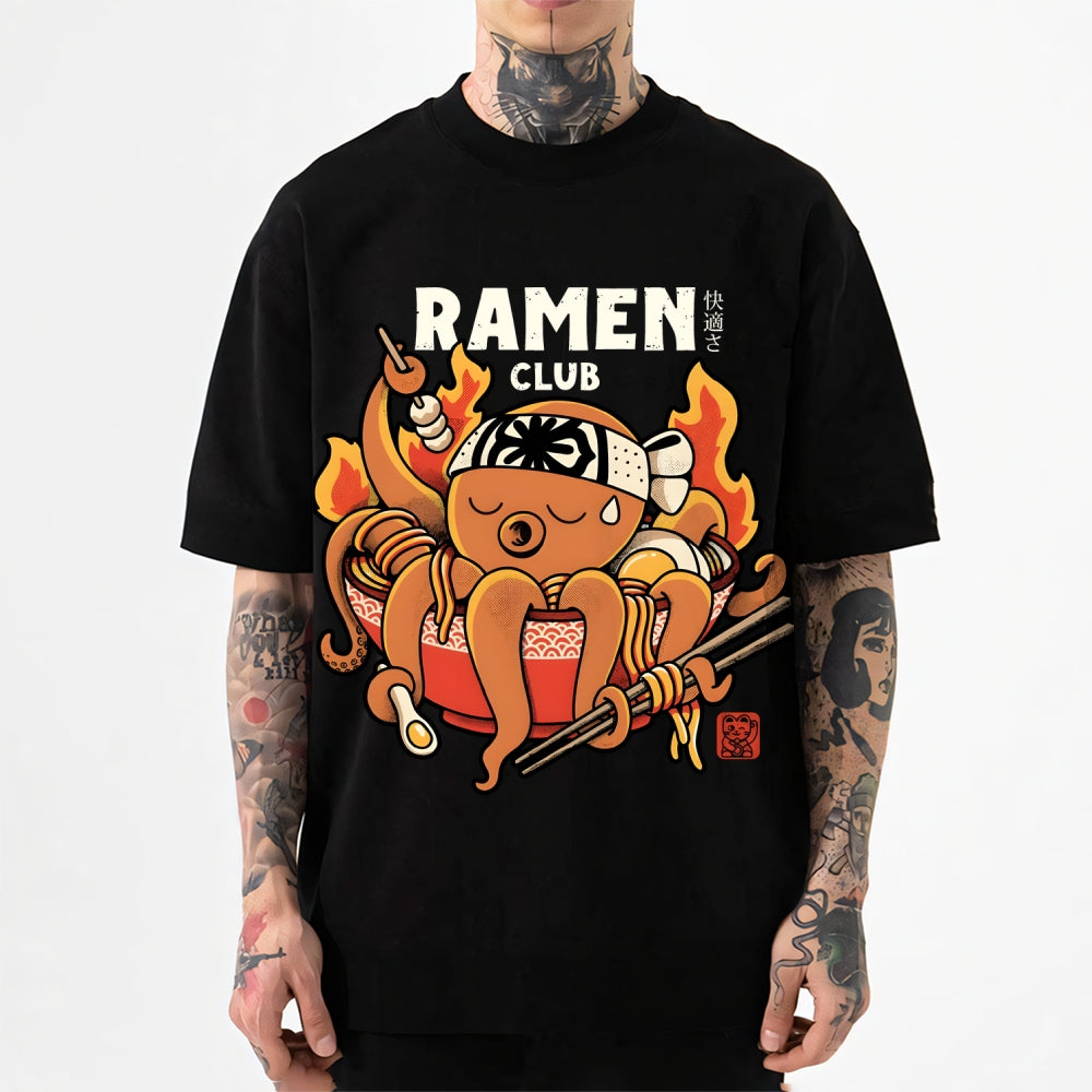 Ramen Octopus Japanese Style Classic Tee
