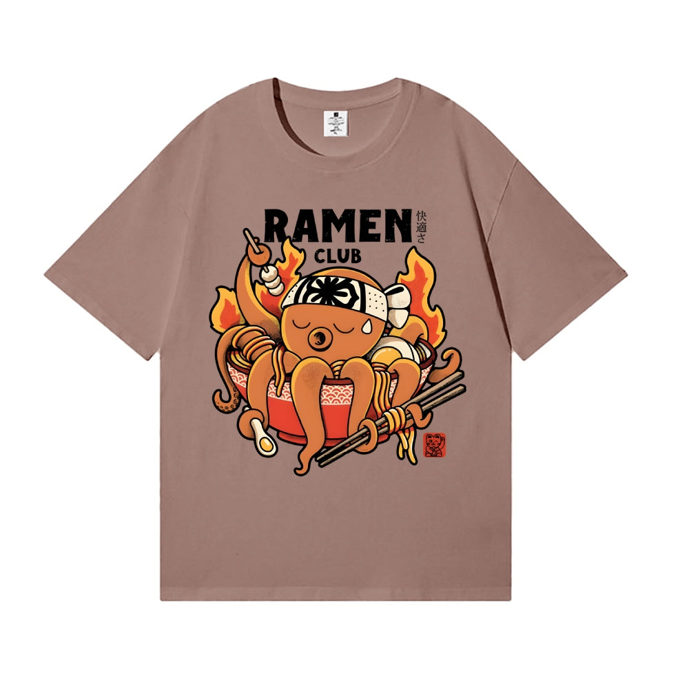 Ramen Octopus Japanese Style Classic Tee