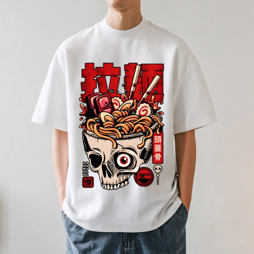 Skull Ramen Japanese Style Classic Tee