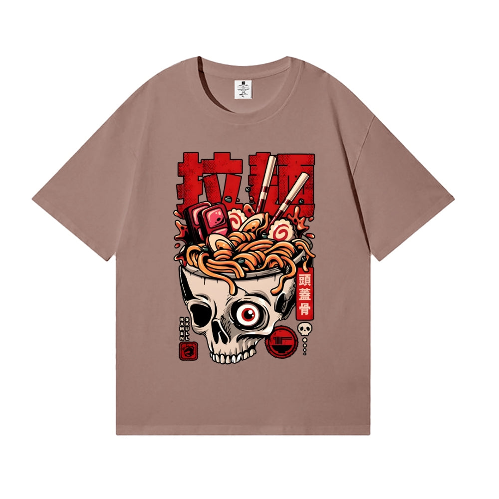 Skull Ramen Japanese Style Classic Tee