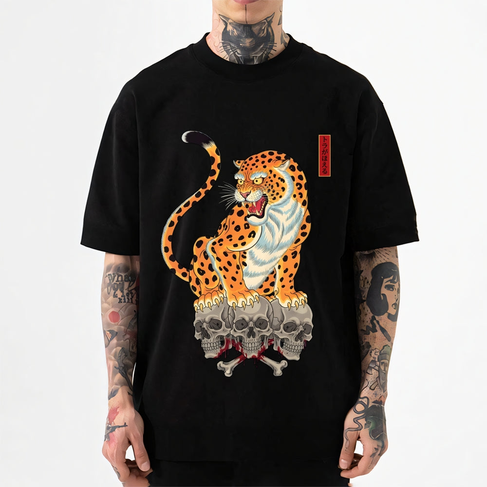 Tiger Skull Japanese Style Classic Tee