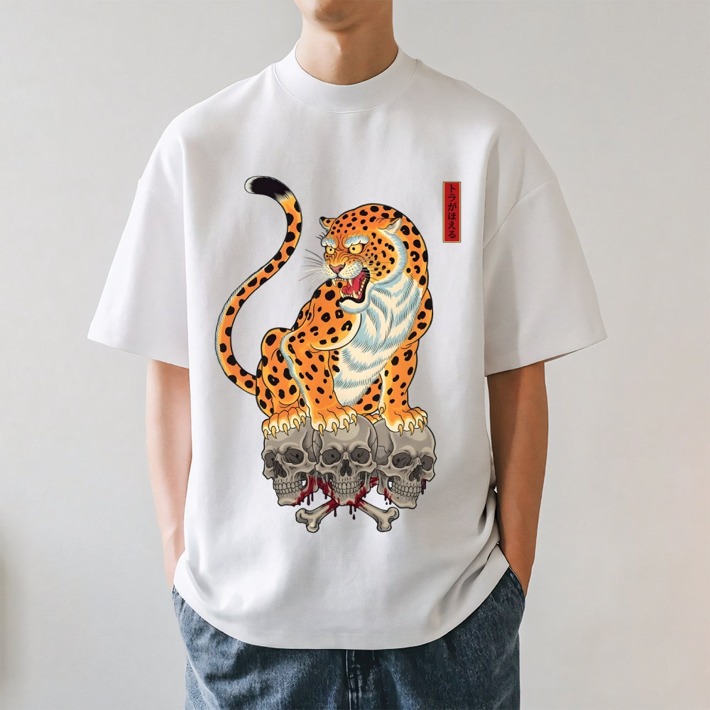 Tiger Skull Japanese Style Classic Tee
