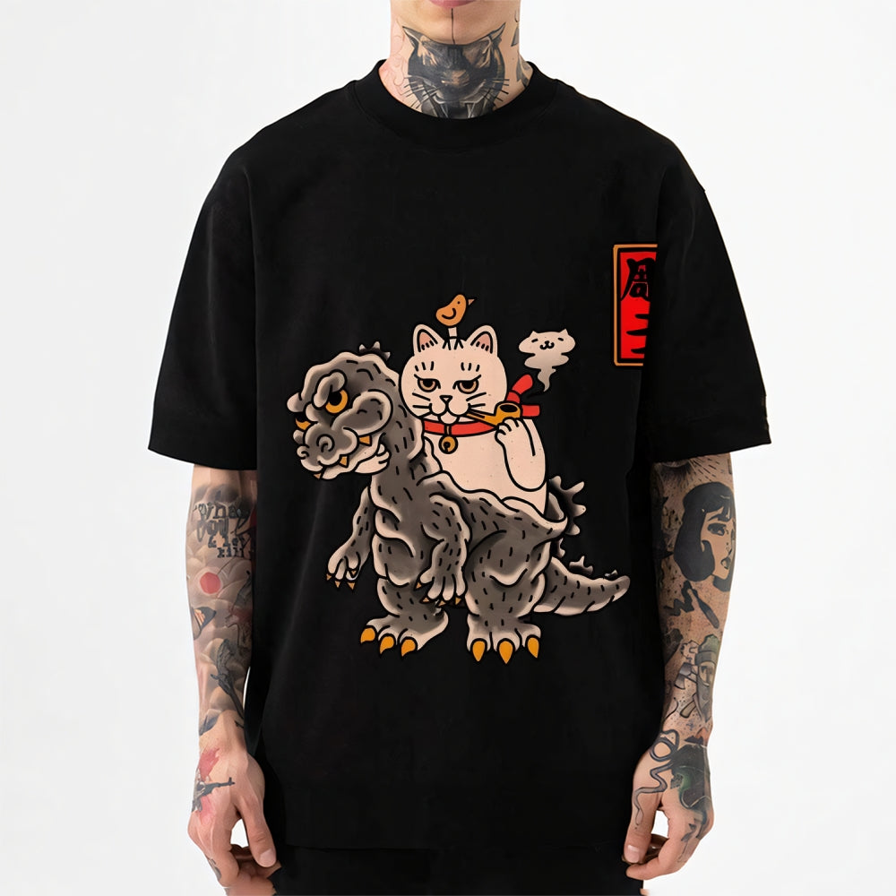 Kaiju Cat Japanese Style Classic Tee