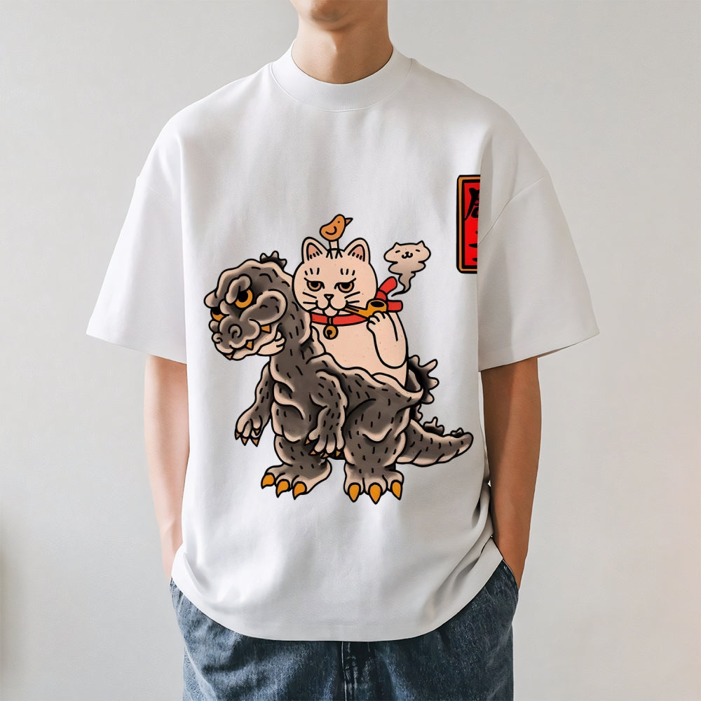 Kaiju Cat Japanese Style Classic Tee