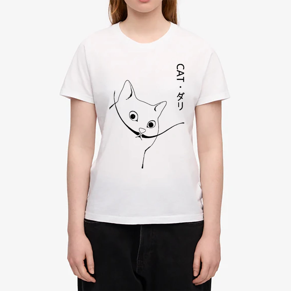 Cat Japanese Style Women's Classic Tee