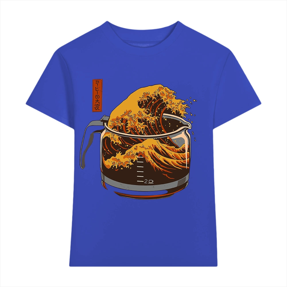 Coffee Great Wave Japanese Style Women's Classic Tee