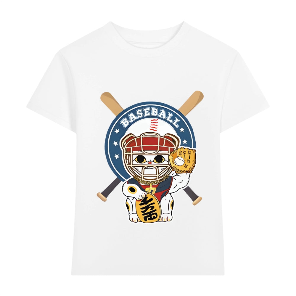 Baseball Cat Japanese Style Women's Classic Tee