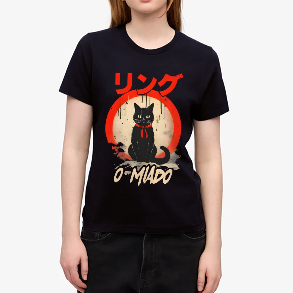 Black Cat Japanese Style Women's Classic Tee