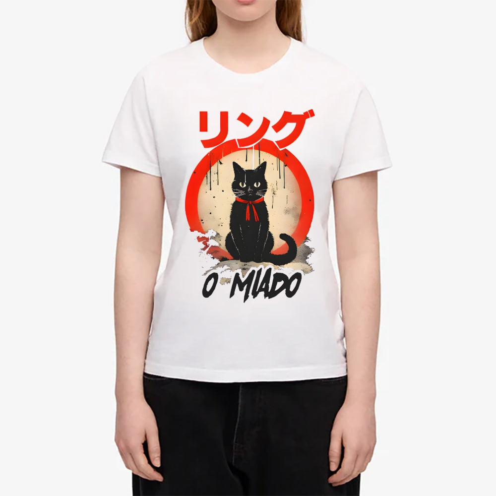 Black Cat Japanese Style Women's Classic Tee