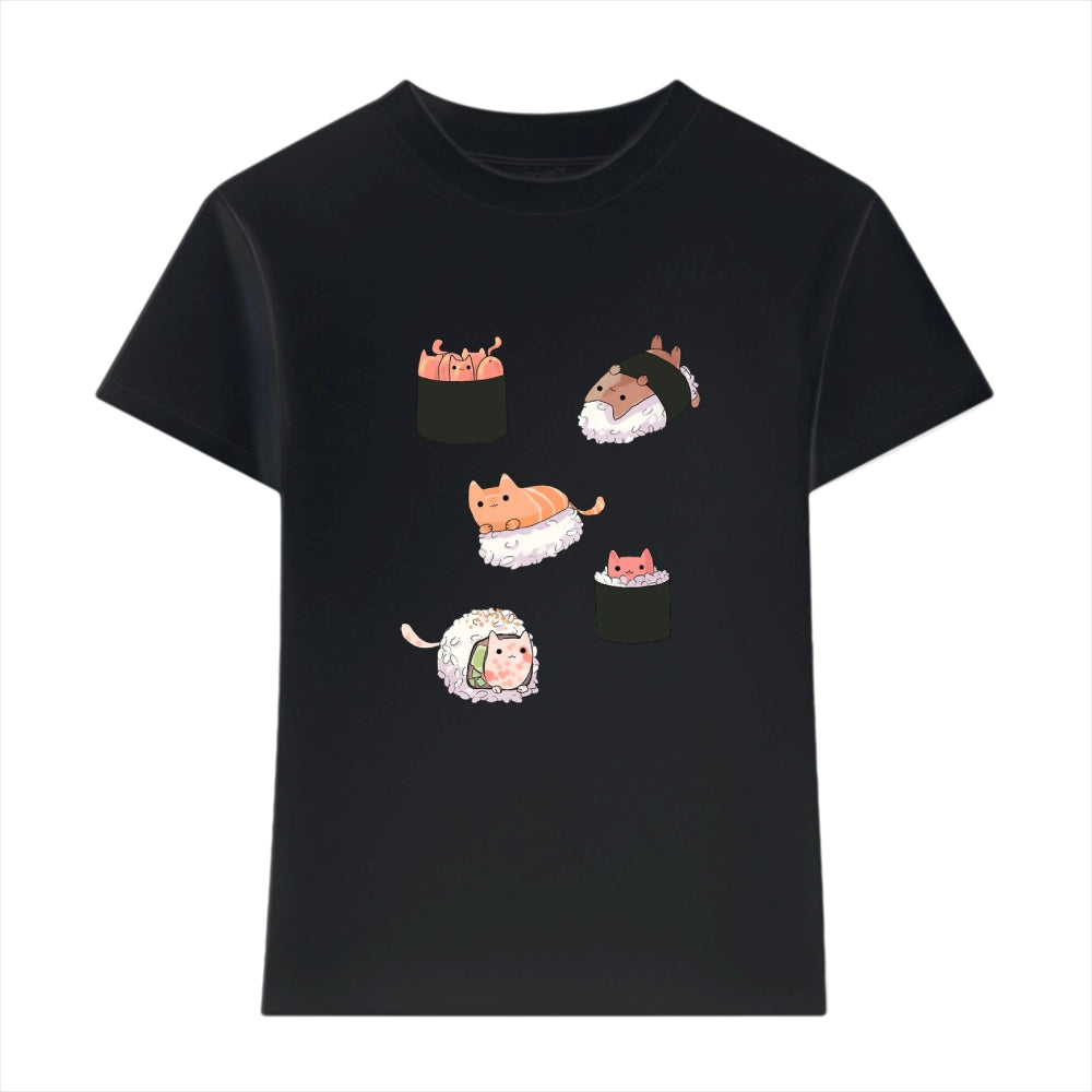 Cat Sushi Japanese Style Women's Classic Tee