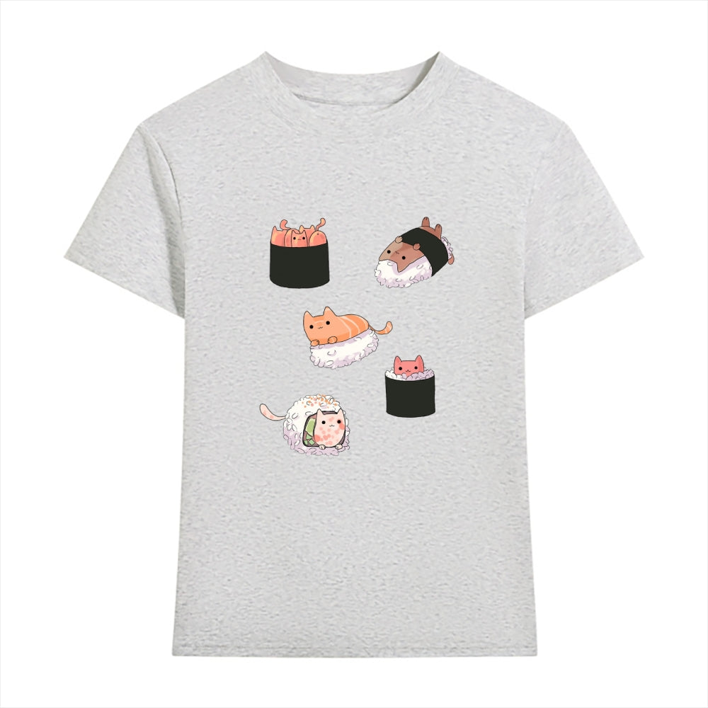 Cat Sushi Japanese Style Women's Classic Tee