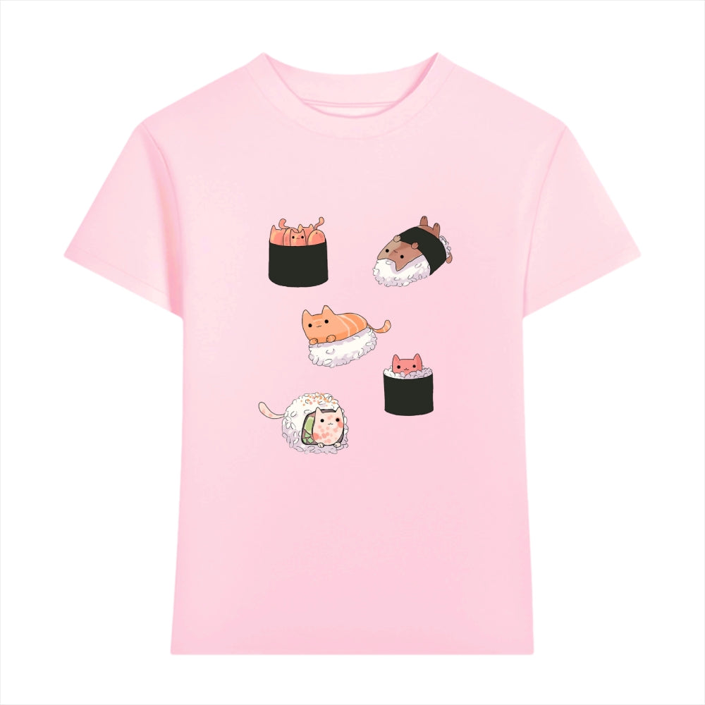 Cat Sushi Japanese Style Women's Classic Tee