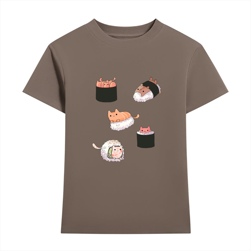 Cat Sushi Japanese Style Women's Classic Tee