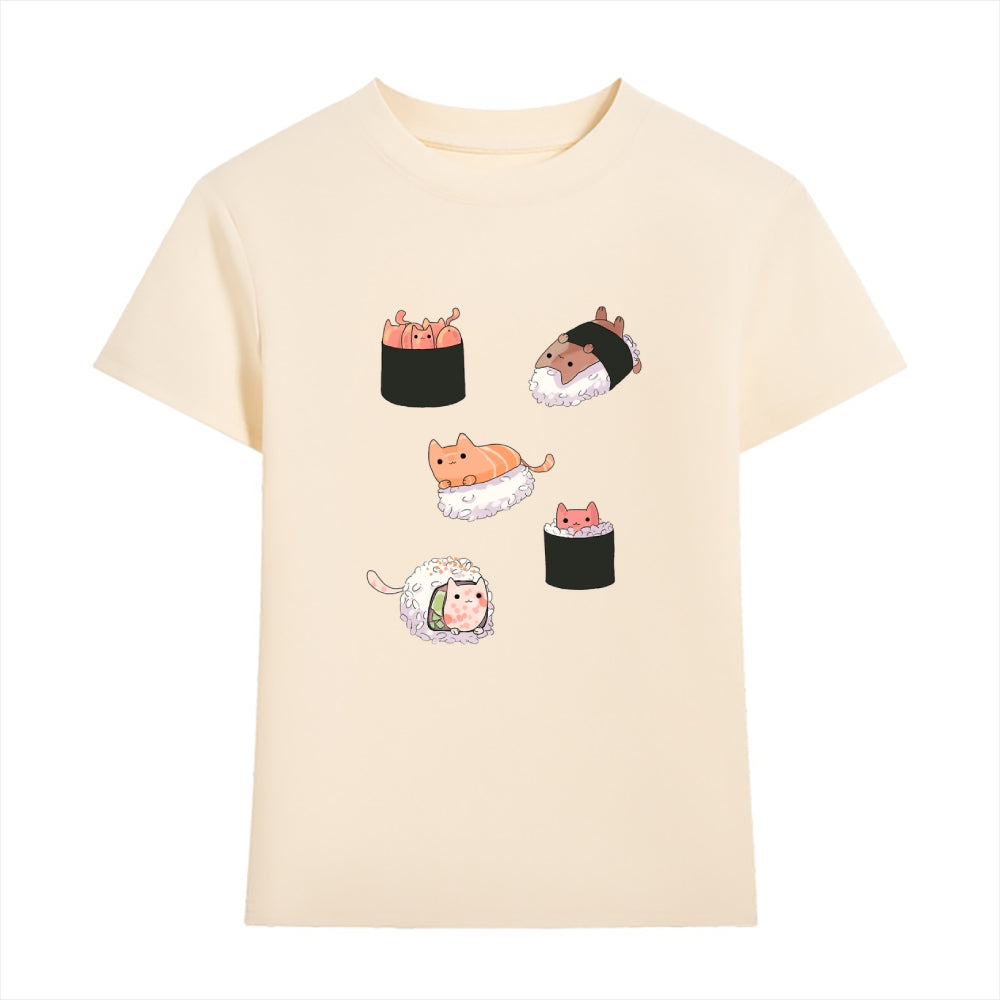 Cat Sushi Japanese Style Women's Classic Tee