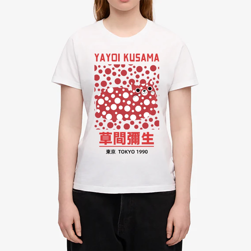 Yayoi Kusama Cat Japanese Style Women's Classic Tee