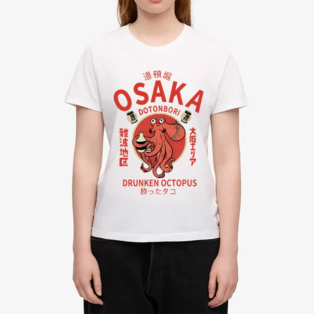 Osaka Drunken Octopus Japanese Style Women's Classic Tee