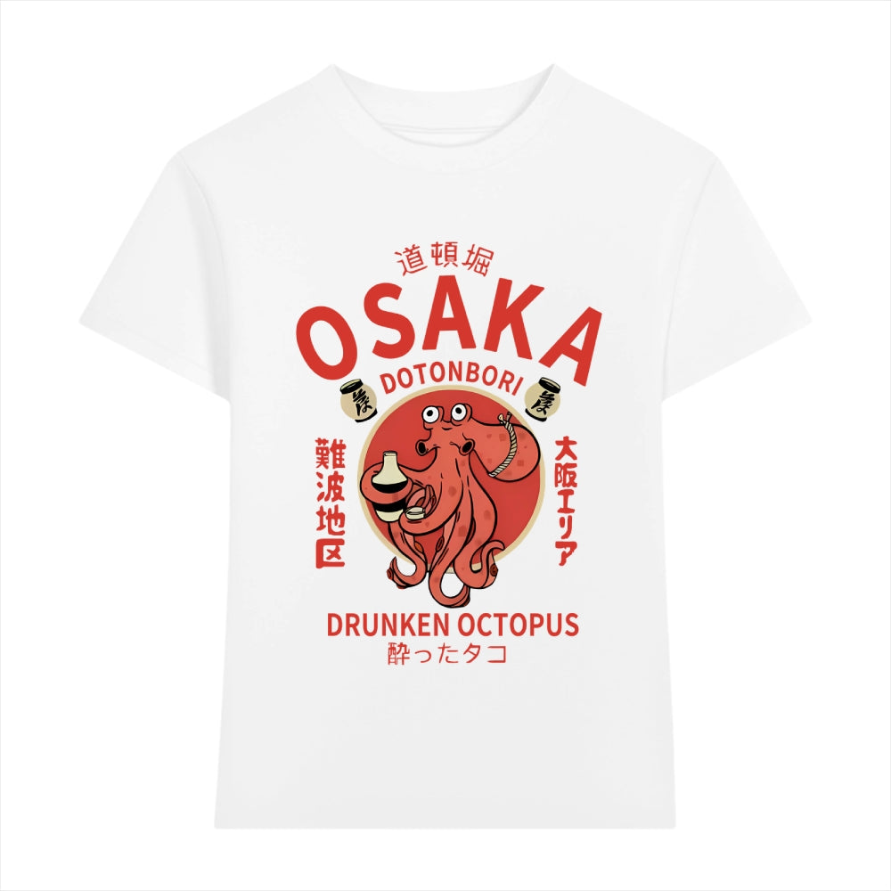 Osaka Drunken Octopus Japanese Style Women's Classic Tee